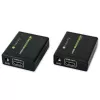 AV raidītājs un uztvērējs TECHLY IDATA EXT-E70 — HDMI pagarinātājs pa Cat6/6a/7 kabeli, Full HD 1920x1080, 60 m, 10,2 Gbit/s, HDCP, melns