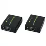 AV raidītājs un uztvērējs TECHLY IDATA EXT-E70 — HDMI pagarinātājs pa Cat6/6a/7 kabeli, Full HD 1920x1080, 60 m, 10,2 Gbit/s, HDCP, melns