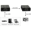 AV raidītājs un uztvērējs TECHLY IDATA EXT-E70 — HDMI pagarinātājs pa Cat6/6a/7 kabeli, Full HD 1920x1080, 60 m, 10,2 Gbit/s, HDCP, melns
