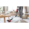 Bosch BBS711ANM vertikālais putekļsūcējs/elektriskā slota Baterija Sausā Bez maisiņa 0.3 L Melns, Sarkans, Nerūsējošais tērauds