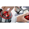 Bosch BBS711ANM vertikālais putekļsūcējs/elektriskā slota Baterija Sausā Bez maisiņa 0.3 L Melns, Sarkans, Nerūsējošais tērauds