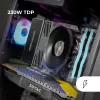 Mars Gaming MCPU-X4 procesora gaisa dzesētājs 12 cm melns 1 gab.