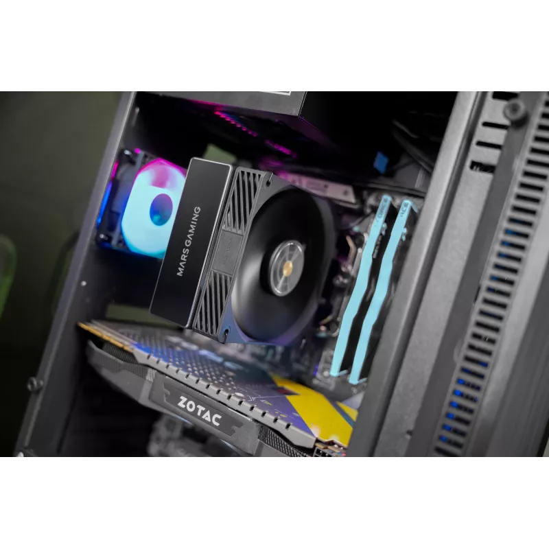 Mars Gaming MCPU-X4 procesora gaisa dzesētājs 12 cm melns 1 gab.