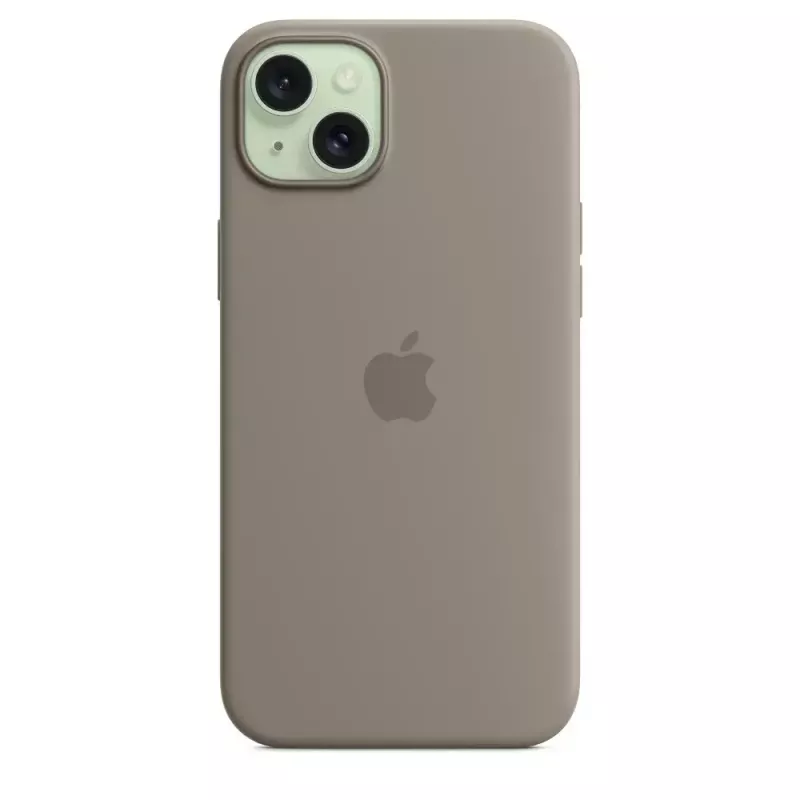 APPLE Apple Silikona maciņš ar MagSafe iPhone 15 Plus Clay