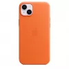 APPLE Apple Leather Case ar MagSafe iPhone 14 Plus oranžs