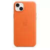 APPLE Apple Leather Case ar MagSafe iPhone 14 Plus oranžs