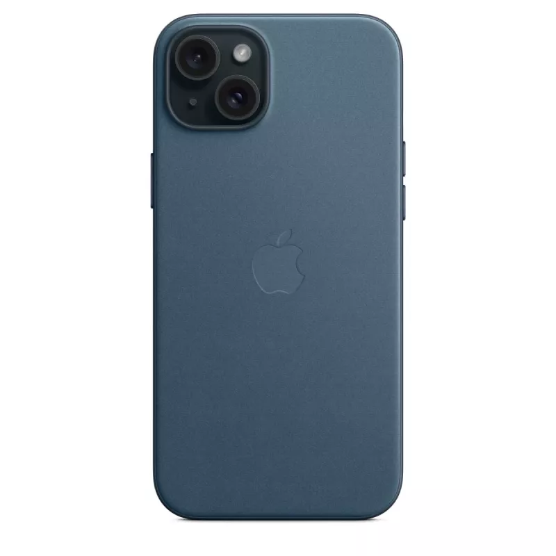 APPLE Apple FineWoven korpuss ar MagSafe iPhone 15 Plus Klusā okeāna zilā krāsā