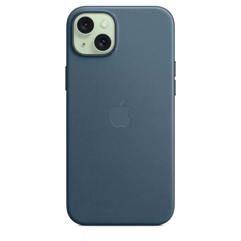 APPLE Apple FineWoven korpuss ar MagSafe iPhone 15 Plus Klusā okeāna zilā krāsā