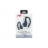 Ievietojamās austiņas JVC HA-EC25TAU — True Wireless, Bluetooth 5.1, IPX5, auss āķis, 6 mm draiveri, 30 h ar maciņu, zila