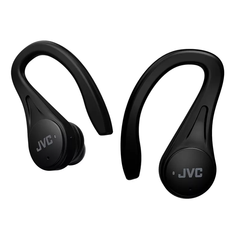JVC Sports TWS Melns, True Wireless Stereo (TWS), 20–20000 Hz, zvani/mūzika, 6,8 g, austiņas, melnas