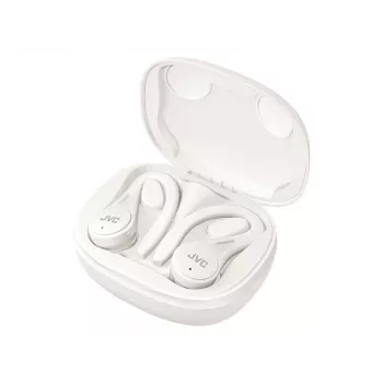 JVC Sports TWS balts, True Wireless Stereo (TWS), 20–20000 Hz, zvani/mūzika, 6,8 g, austiņas, balta