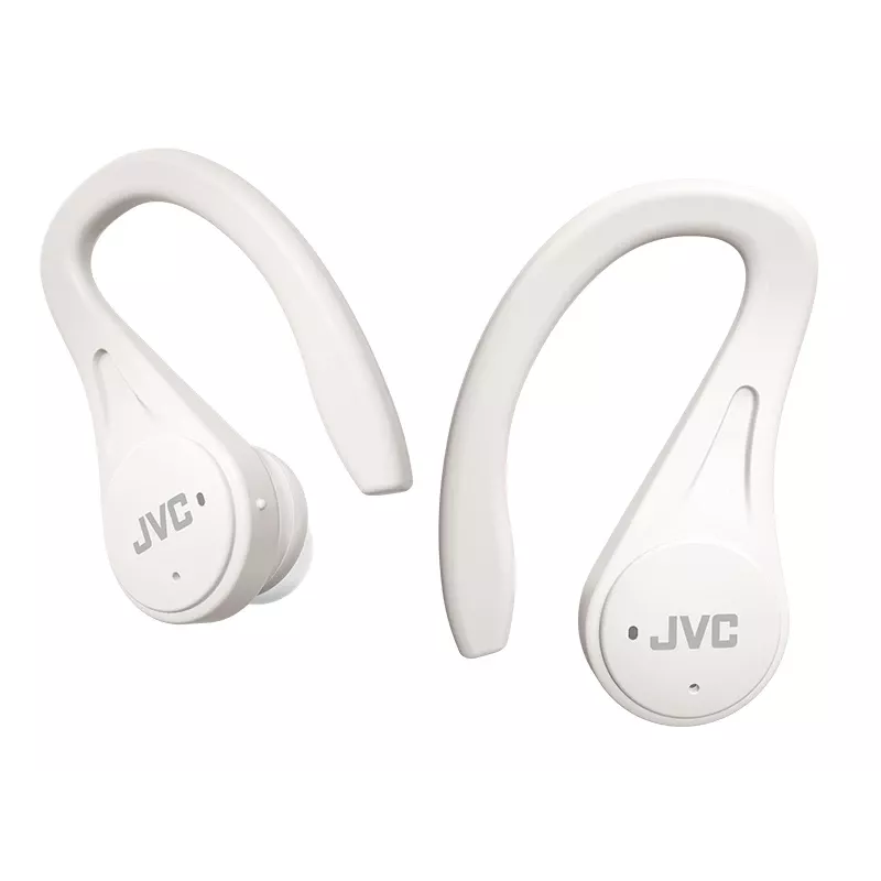 JVC Sports TWS balts, True Wireless Stereo (TWS), 20–20000 Hz, zvani/mūzika, 6,8 g, austiņas, balta