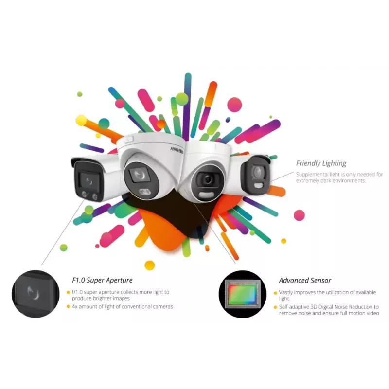 IP drošības kamera Hikvision DS-2CD2327G2-L(2.8mm)(C) 1920x1080