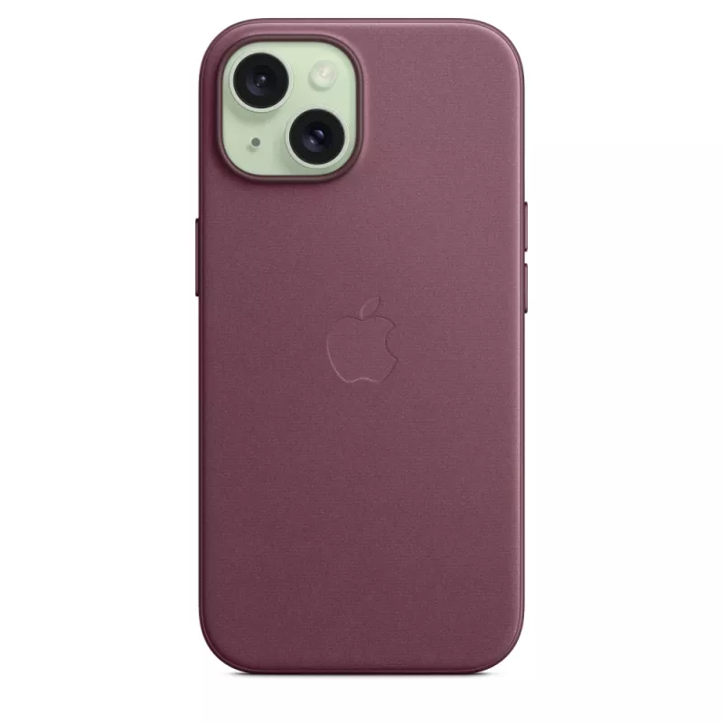 Apple FineWoven Case with MagSafe iPhone 15 Mulberry