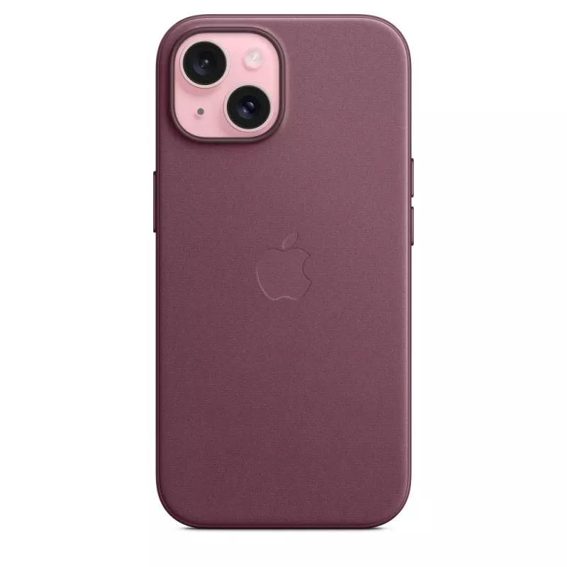 Apple FineWoven Case with MagSafe iPhone 15 Mulberry