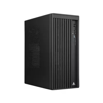 PC Case CHIEFTEC BS-20B-OP Midi Tower, melns, microATX/Mini-ITX, 2x 3.5 collas, maks. GPU 27 cm, 1x 5.25 collu nodalījums, USB-C