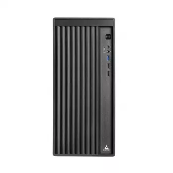 PC Case CHIEFTEC BS-20B-OP Midi Tower, melns, microATX/Mini-ITX, 2x 3.5 collas, maks. GPU 27 cm, 1x 5.25 collu nodalījums, USB-C