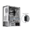 PC Case CHIEFTEC BS-20B-OP Midi Tower, melns, microATX/Mini-ITX, 2x 3.5 collas, maks. GPU 27 cm, 1x 5.25 collu nodalījums, USB-C
