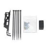 PC Case CHIEFTEC BS-20B-OP Midi Tower, melns, microATX/Mini-ITX, 2x 3.5 collas, maks. GPU 27 cm, 1x 5.25 collu nodalījums, USB-C