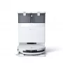 Robot putekļsūcējs Ecovacs Deebot T50 Pro Omni — 185 min darbības laiks, 6400 mAh baterija, 3 L bāzes putekļu ietilpība, D-ToF lidar navigācija, mitrā slaucīšana, 9 mm pacelšanās