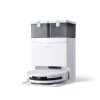 Robot putekļsūcējs Ecovacs Deebot T50 Pro Omni — 185 min darbības laiks, 6400 mAh baterija, 3 L bāzes putekļu ietilpība, D-ToF lidar navigācija, mitrā slaucīšana, 9 mm pacelšanās
