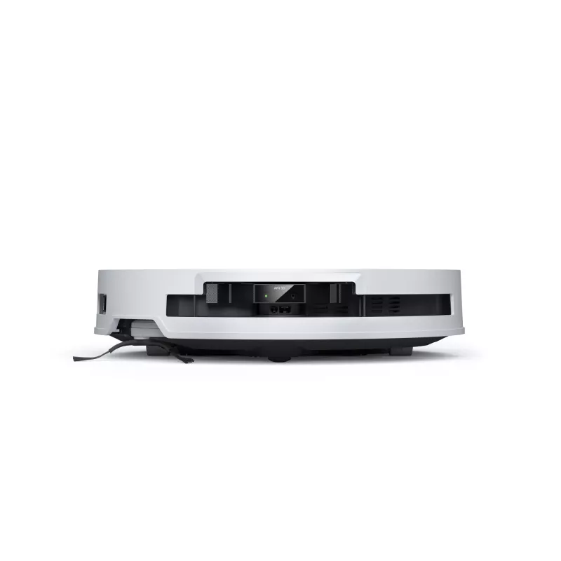 Robot putekļsūcējs Ecovacs Deebot T50 Pro Omni — 185 min darbības laiks, 6400 mAh baterija, 3 L bāzes putekļu ietilpība, D-ToF lidar navigācija, mitrā slaucīšana, 9 mm pacelšanās