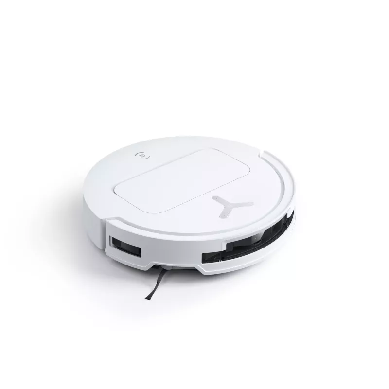 Robot putekļsūcējs Ecovacs Deebot T50 Pro Omni — 185 min darbības laiks, 6400 mAh baterija, 3 L bāzes putekļu ietilpība, D-ToF lidar navigācija, mitrā slaucīšana, 9 mm pacelšanās