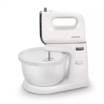 Philips 5000 Series HR3745/00 rokas mikseris ar statīva bļodu 450 W pelēks/balts