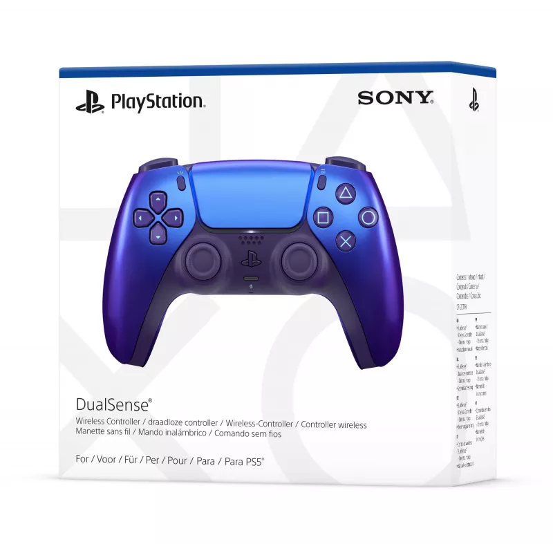 Sony Indigo Bluetooth/USB spēļu kontrolieris priekš PlayStation 5 — bezvadu un vadu, USB-C, skaļrunis, austiņu izeja