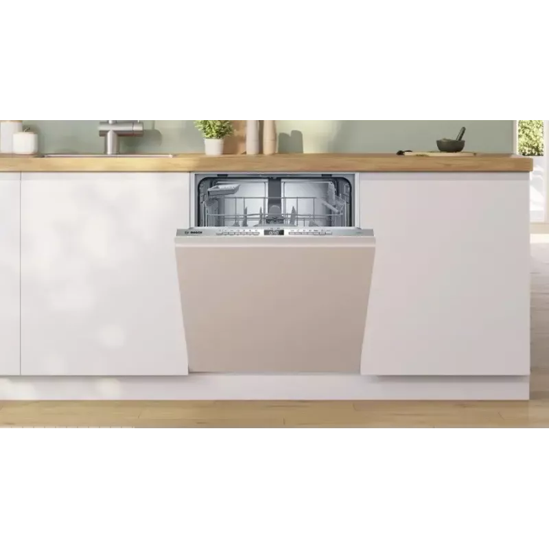 Iebūvējamā trauku mazgājamā mašīna Bosch Serie 4 SMV4HVX11E — 14 komplekti, pilna izmēra 60 cm, energoefektivitātes klase C