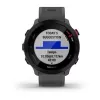 Viedpulkstenis GARMIN Forerunner 55, apaļš 42 mm korpuss, pelēks, silikona siksniņa, GPS/GLONASS/Galileo, 5 ATM ūdensizturība