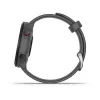 Viedpulkstenis GARMIN Forerunner 55, apaļš 42 mm korpuss, pelēks, silikona siksniņa, GPS/GLONASS/Galileo, 5 ATM ūdensizturība
