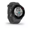 Viedpulkstenis GARMIN Forerunner 55, apaļš 42 mm korpuss, pelēks, silikona siksniņa, GPS/GLONASS/Galileo, 5 ATM ūdensizturība