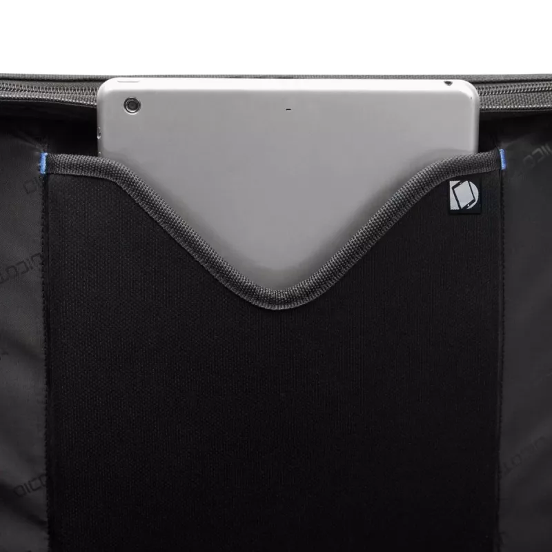 DICOTA Top Traveller Pro - 12-14.1in piezīmjdatora soma - melna / 1680d Rpet Poliesters
