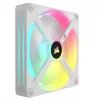 CORSAIR Qx RGB Series Icue Link Qx140 RGB balta 140 mm magnētiskā kupolveida RGB ventilatora paplašināšanas komplekts
