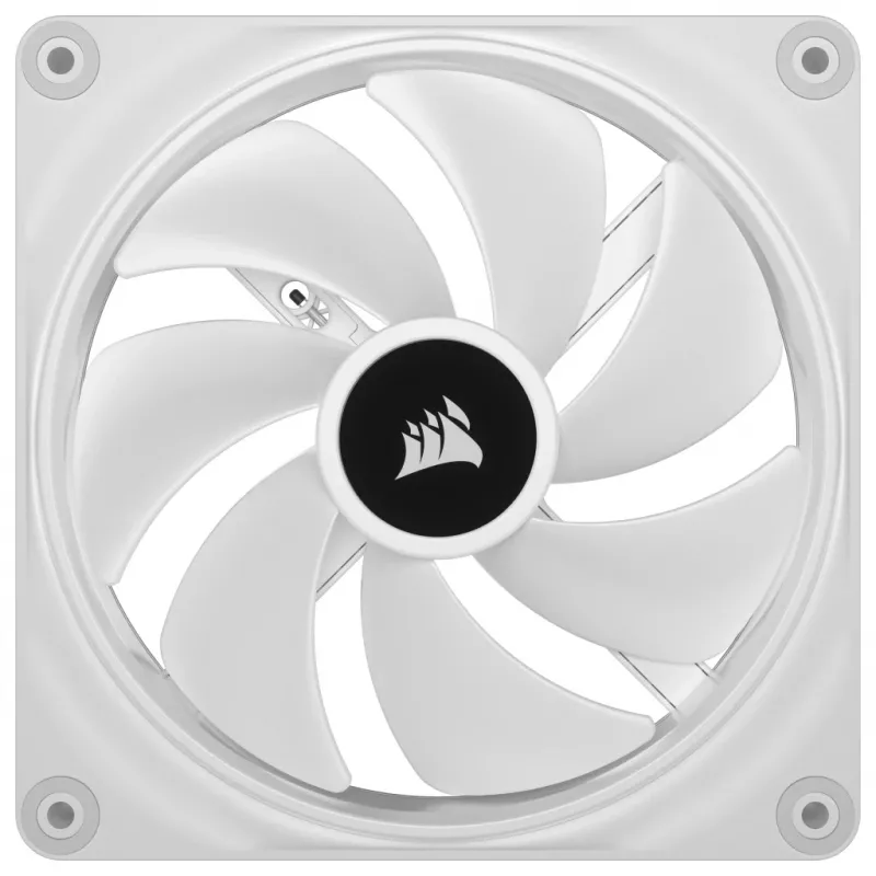 CORSAIR Qx RGB Series Icue Link Qx140 RGB balta 140 mm magnētiskā kupolveida RGB ventilatora paplašināšanas komplekts