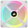 CORSAIR Qx RGB Series Icue Link Qx140 RGB balta 140 mm magnētiskā kupolveida RGB ventilatora paplašināšanas komplekts