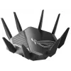 ASUS GT-AXE11000 bezvadu maršrutētājs Gigabit Ethernet Tri-band (2.4 GHz / 5 GHz / 6 GHz) Melns