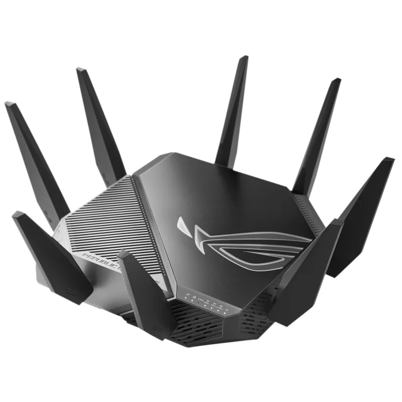 ASUS GT-AXE11000 bezvadu maršrutētājs Gigabit Ethernet Tri-band (2.4 GHz / 5 GHz / 6 GHz) Melns