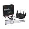 ASUS GT-AXE11000 bezvadu maršrutētājs Gigabit Ethernet Tri-band (2.4 GHz / 5 GHz / 6 GHz) Melns