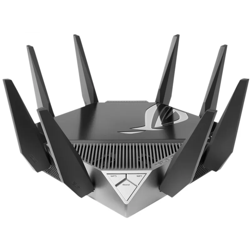 ASUS GT-AXE11000 bezvadu maršrutētājs Gigabit Ethernet Tri-band (2.4 GHz / 5 GHz / 6 GHz) Melns