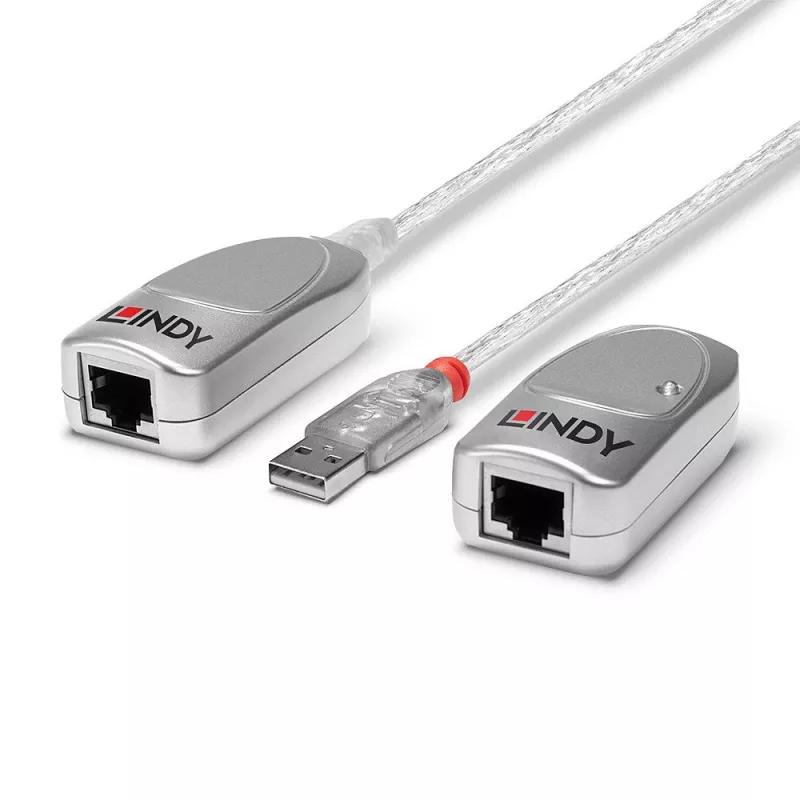 Lindy 50m USB 1.1 Cat.6 paplašinātājs
