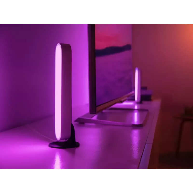 Smart table lamp Philips Hue balta and colour ambience Play light bar