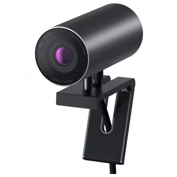 DELL UltraSharp Webcam, 8.3 MP, 3840 x 2160 pikseļi, Full HD, 60 kadri/s, 5x, USB
