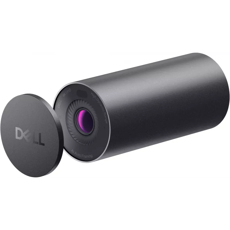 DELL UltraSharp Webcam, 8.3 MP, 3840 x 2160 pikseļi, Full HD, 60 kadri/s, 5x, USB
