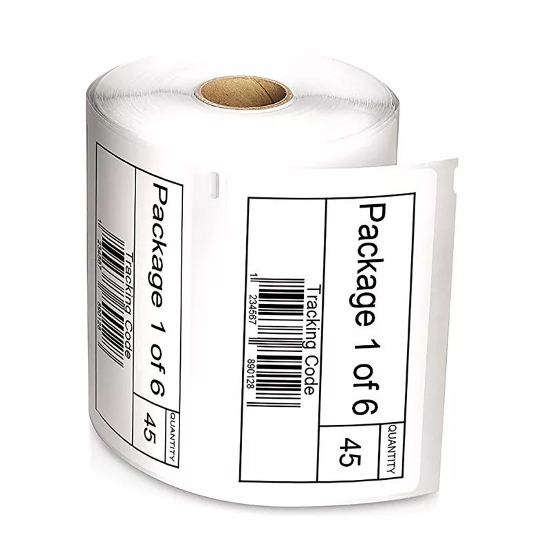 DYMO Authentic LabelWriter lielas ietilpības piegādes etiķetes | (59 mm x 102 mm) | 2 ruļļi ar 575 viegli nolobāmām etiķetēm (1 150 pasta etiķetes) | pašlīmējošas | LabelWriter 4XL/5XL etiķešu printeriem