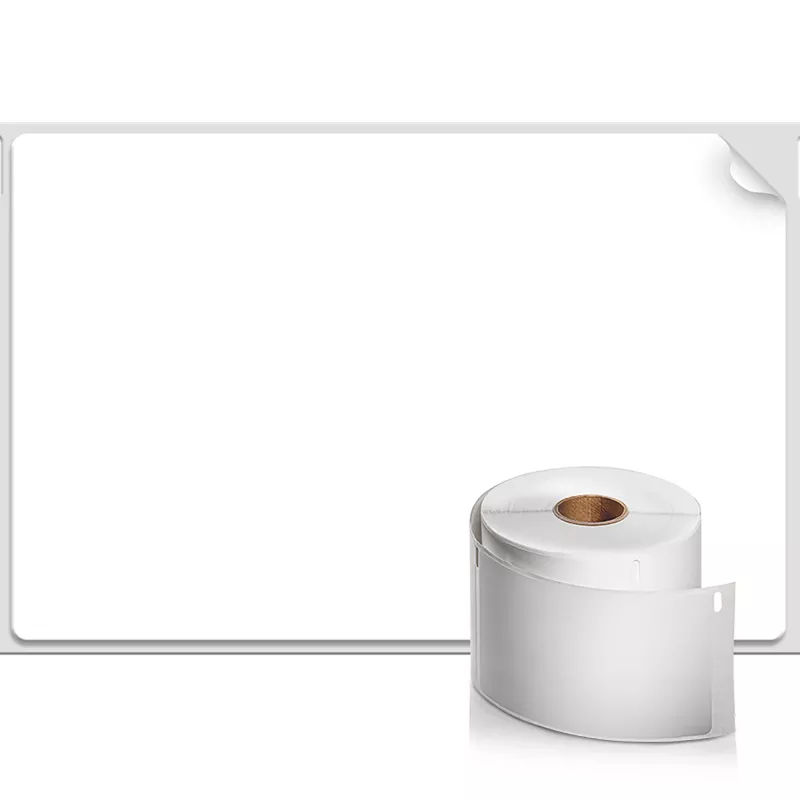 DYMO Authentic LabelWriter lielas ietilpības piegādes etiķetes | (59 mm x 102 mm) | 2 ruļļi ar 575 viegli nolobāmām etiķetēm (1 150 pasta etiķetes) | pašlīmējošas | LabelWriter 4XL/5XL etiķešu printeriem