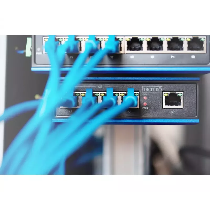Tīkla slēdzis Digitus DN-651118 4 portu Gigabit nepārvaldāms
