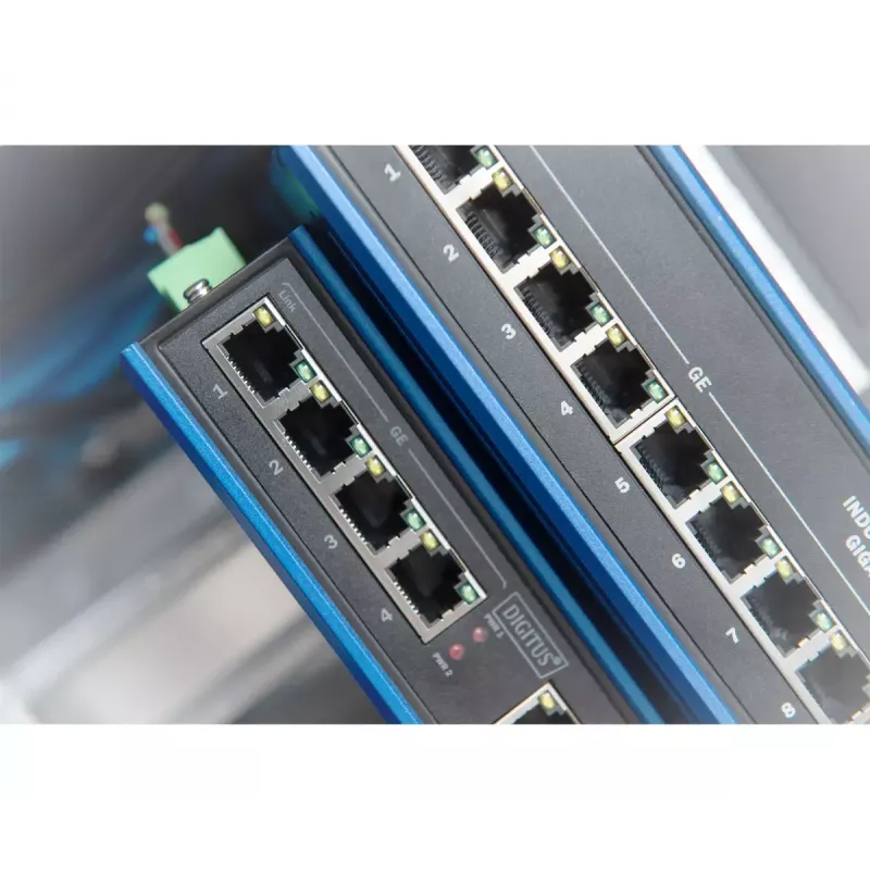 Tīkla slēdzis Digitus DN-651118 4 portu Gigabit nepārvaldāms