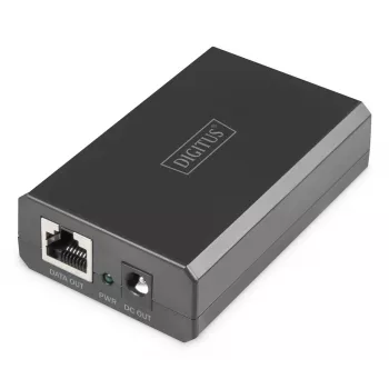 DIGITUS Gigabit Ethernet PoE sadalītājs 802.3af/at/bt Izejas: 12V/4.25A 24V/2.125A 51W